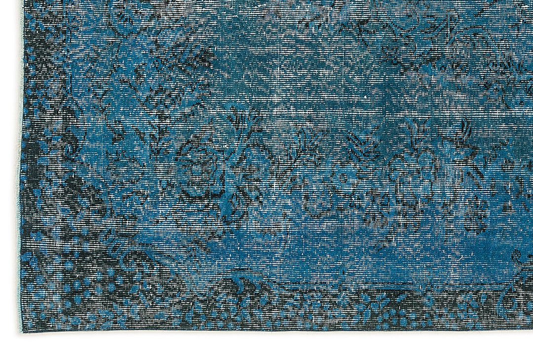 Athens Turquoise Tumbled Wool Hand Woven Rug 178 x 276