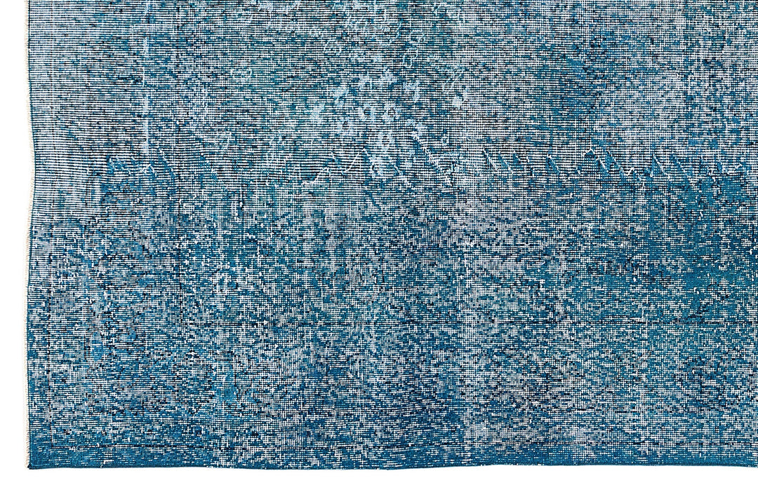 Athens Turquoise Tumbled Wool Hand Woven Carpet 180 x 281