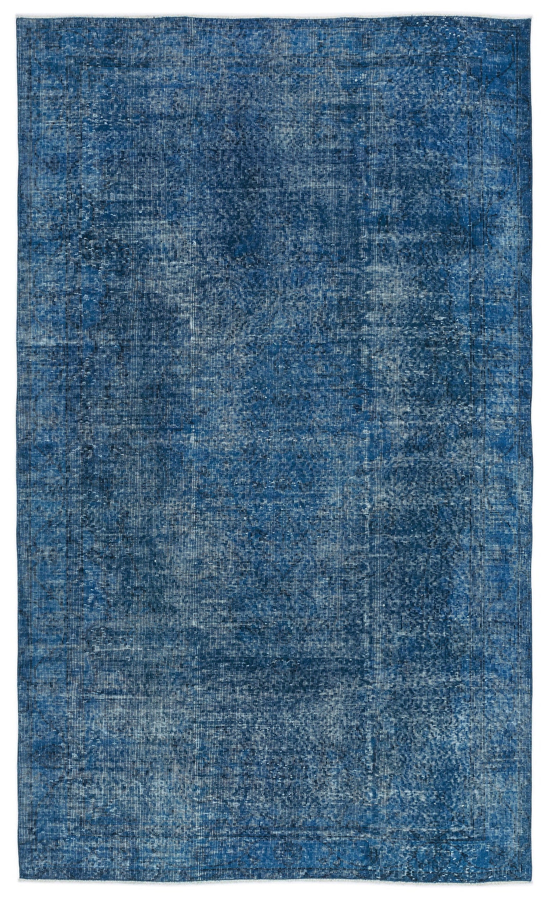 Athens Turquoise Tumbled Wool Hand Woven Carpet 161 x 275
