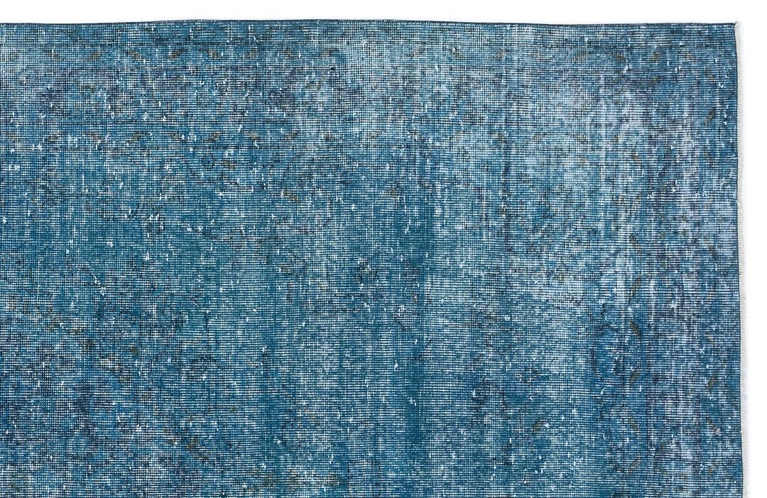 Athens Turquoise Tumbled Wool Hand Woven Carpet 175 x 297
