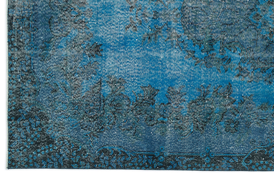 Athens Turquoise Tumbled Wool Hand Woven Carpet 164 x 291