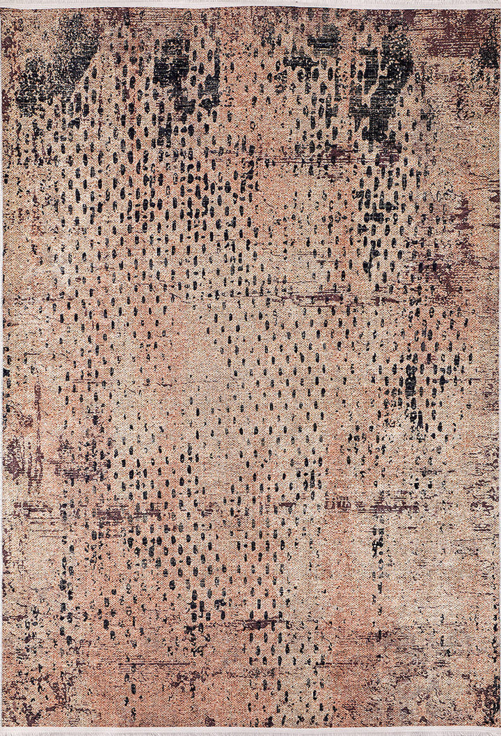 Modern Bronze Machine-Washable Rug ARH1214