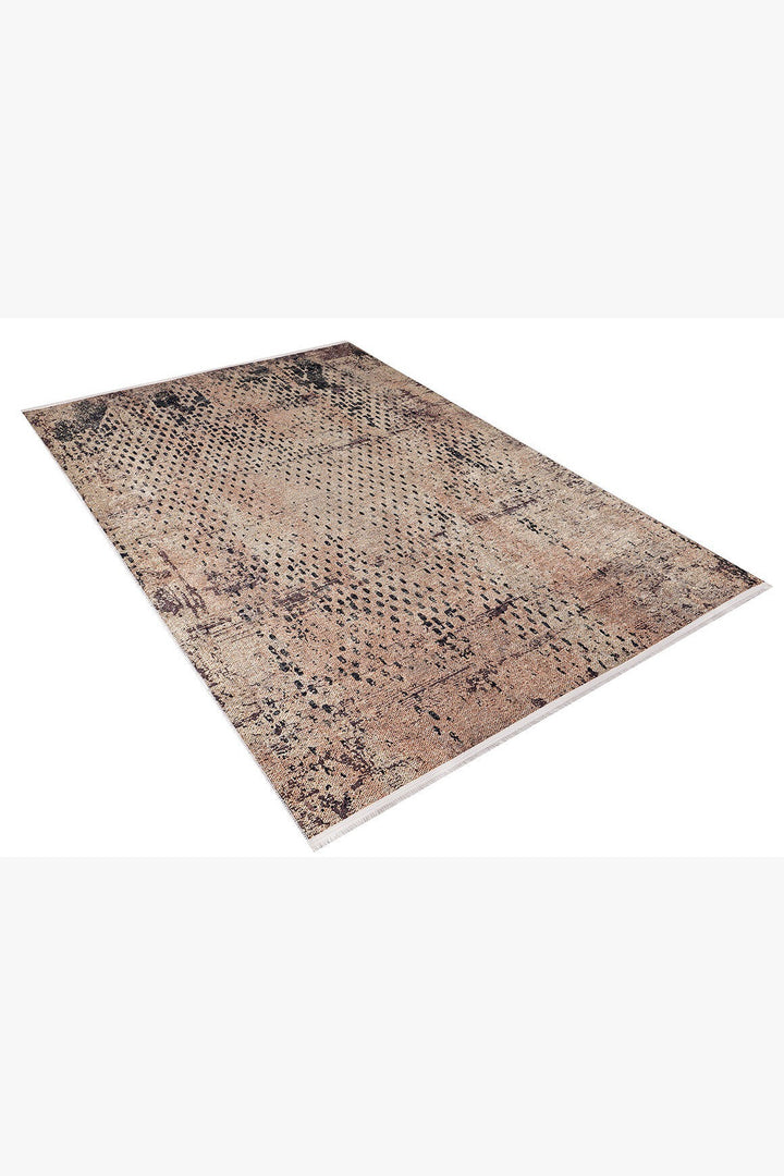 Modern Bronze Machine-Washable Rug ARH1214