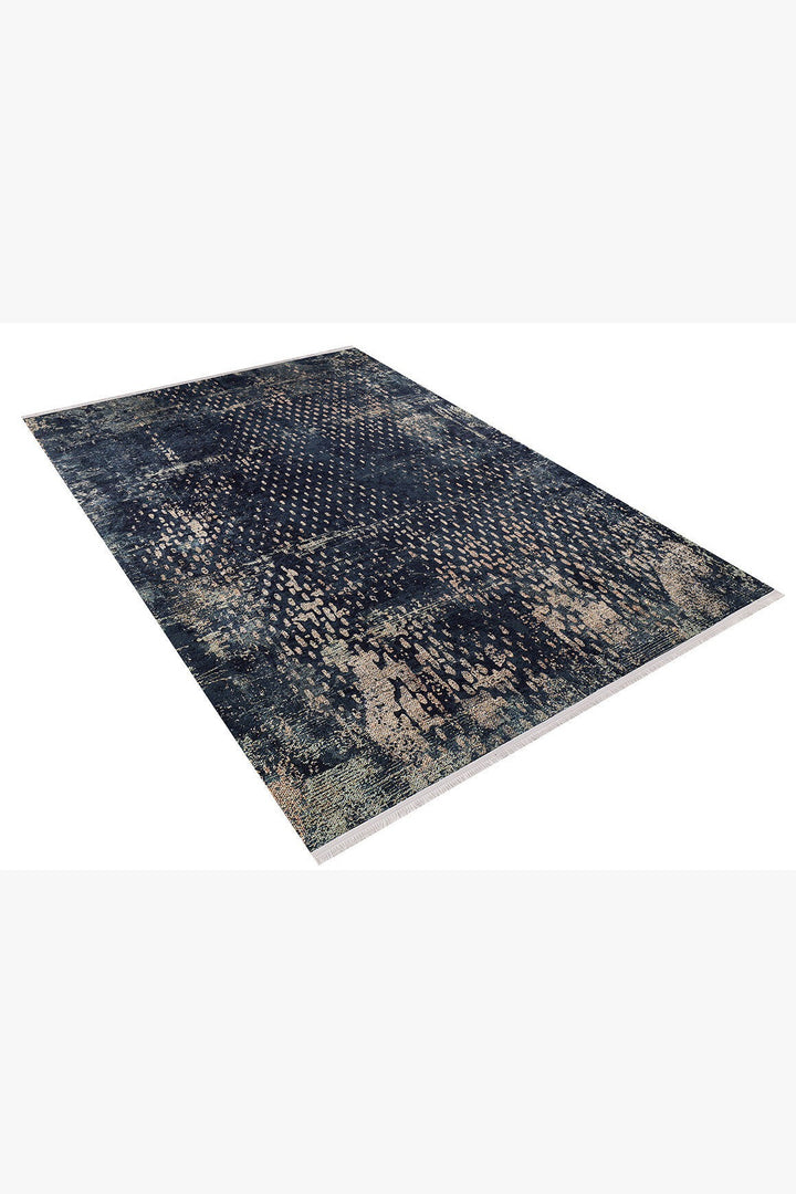 Modern Green Machine-Washable Rug ARH1215