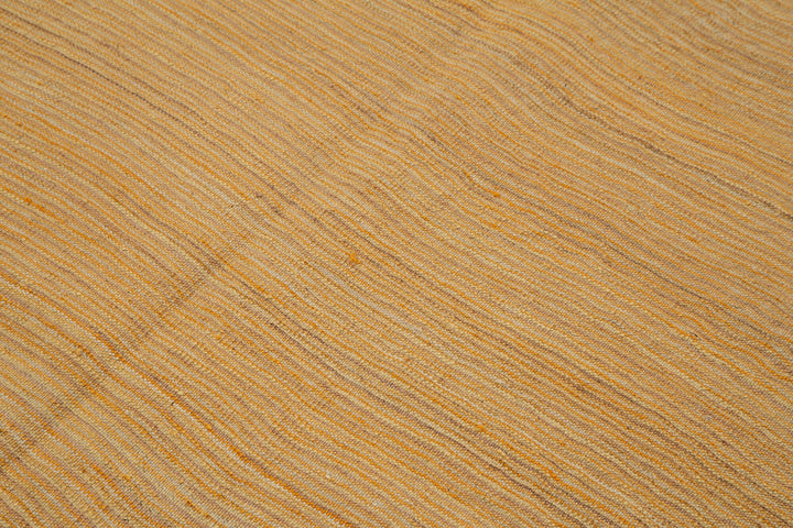 Zollanvari Yellow Modern Wool Hand Woven Carpet 159x218