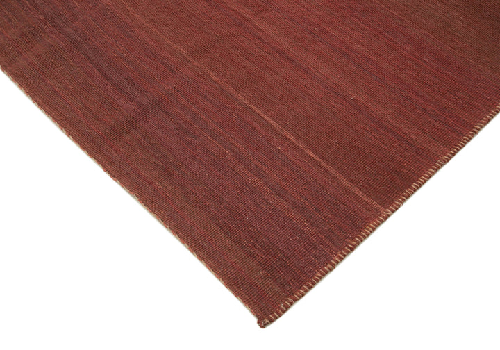 Zollanvari Red Modern Wool Hand Woven Carpet 210x258