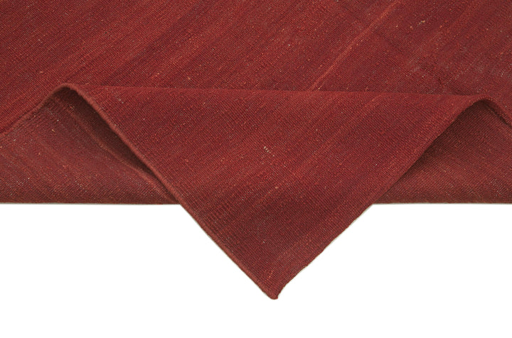 Zollanvari Red Modern Wool Hand Woven Carpet 187x273
