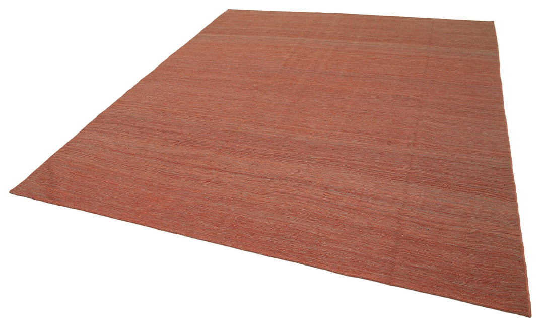Zollanvari Red Modern Wool Hand Woven Carpet 245x289