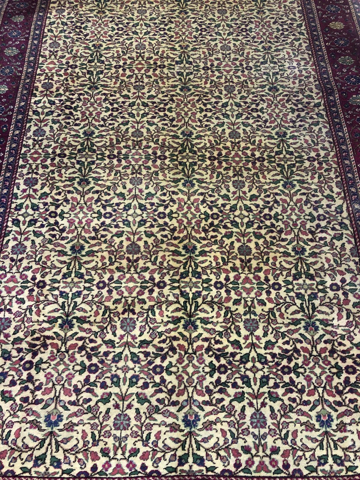 Cherry Beige Anatolian Bunyan Handmade Carpet