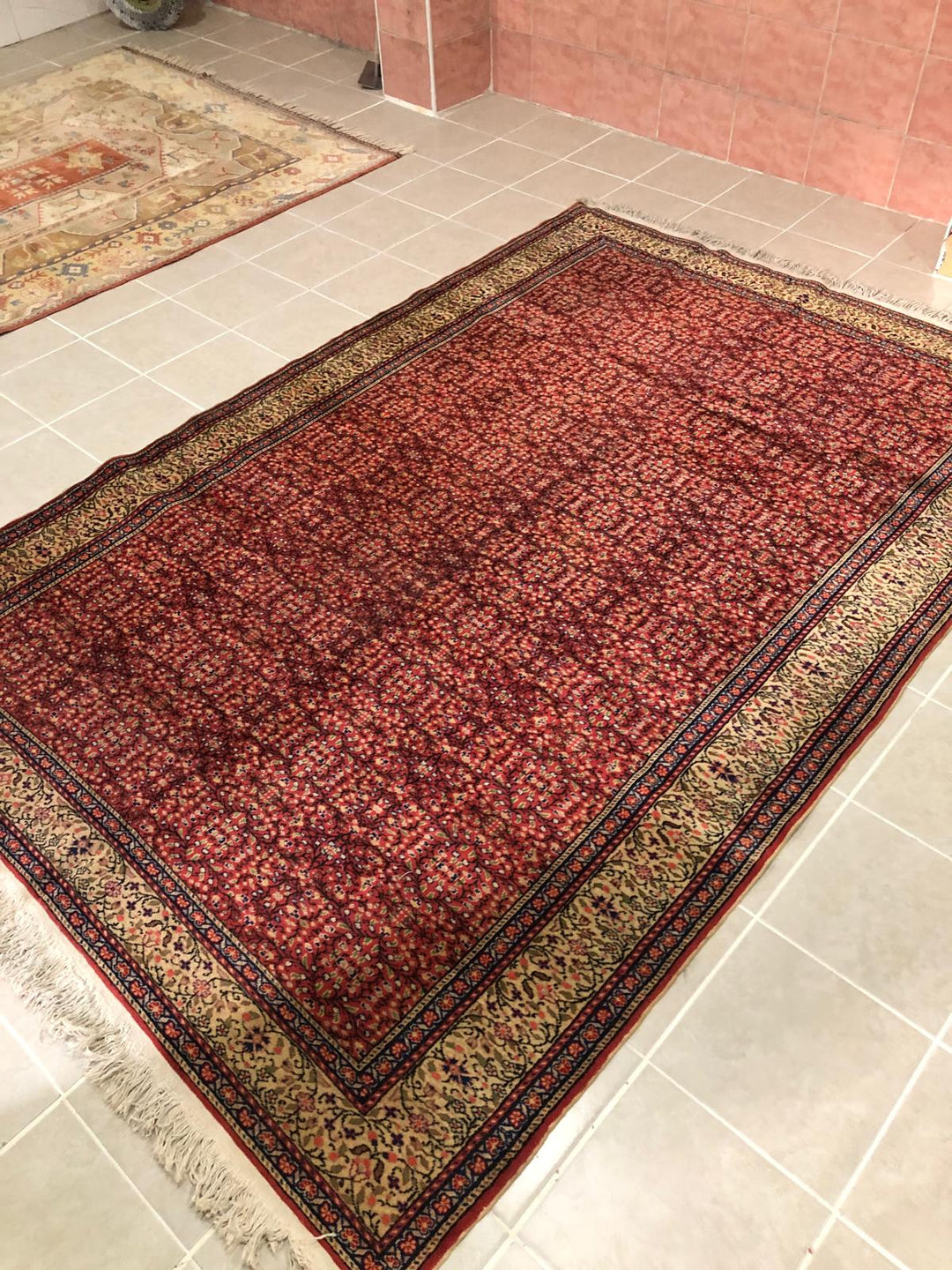 Red Anatolian Bunyan Handmade Carpet