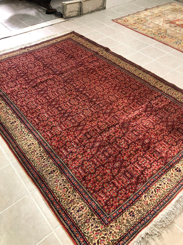 Red Anatolian Bunyan Handmade Carpet