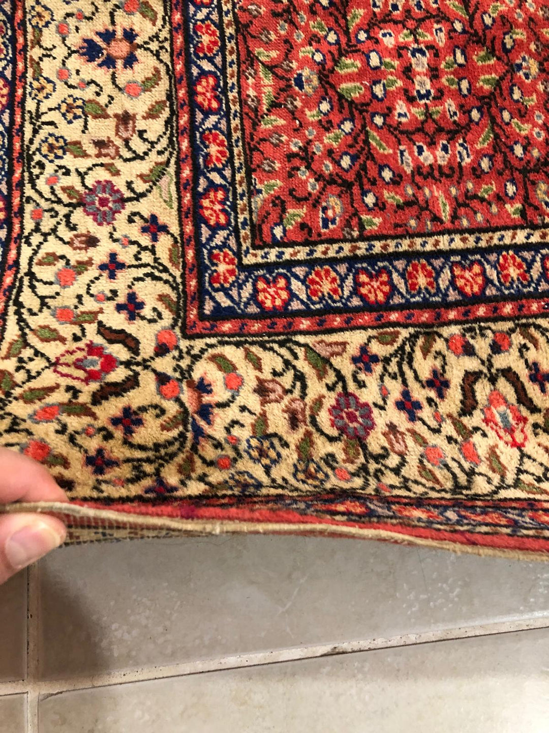 Red Anatolian Bunyan Handmade Carpet