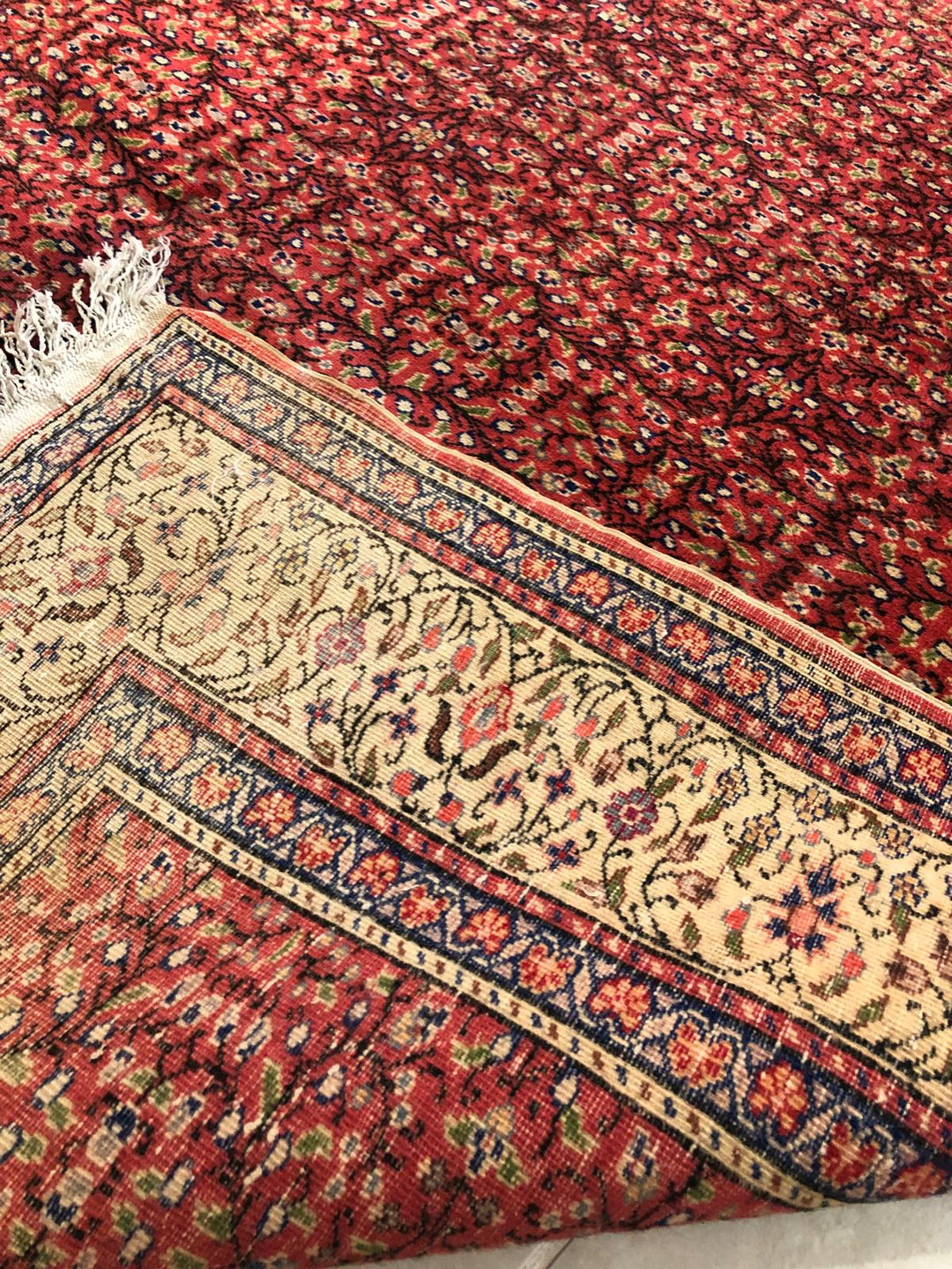 Red Anatolian Bunyan Handmade Carpet