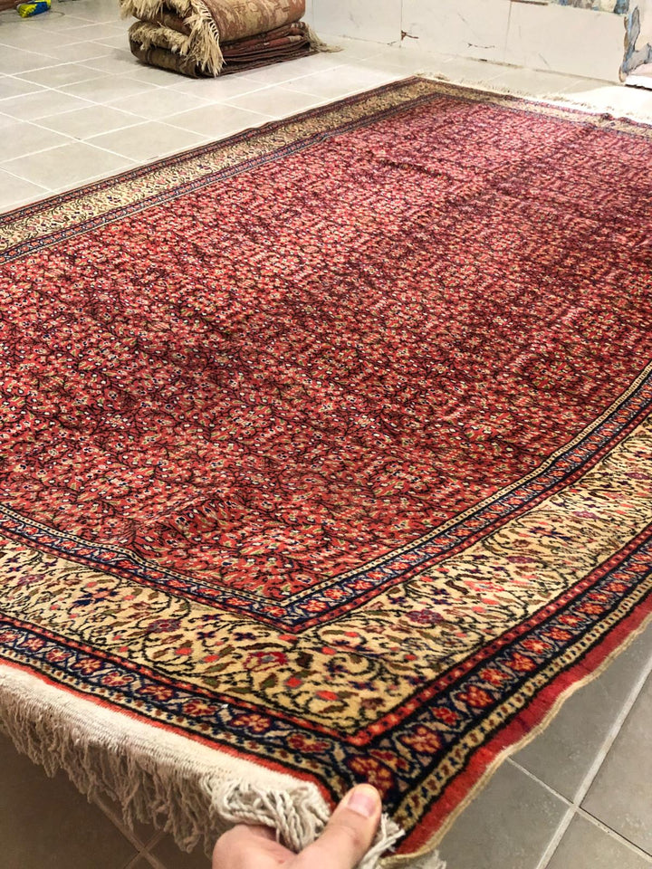 Red Anatolian Bunyan Handmade Carpet