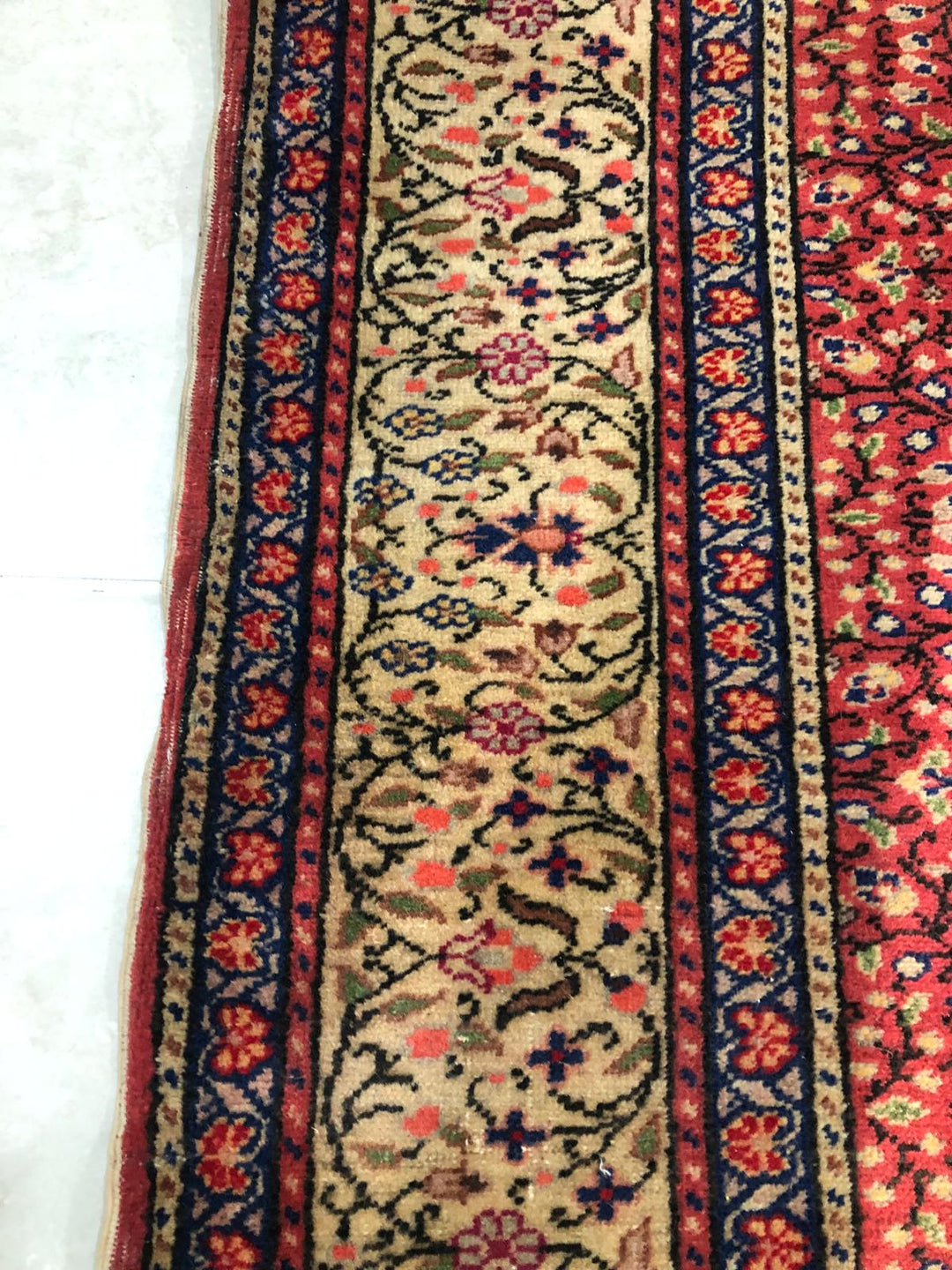 Red Anatolian Bunyan Handmade Carpet