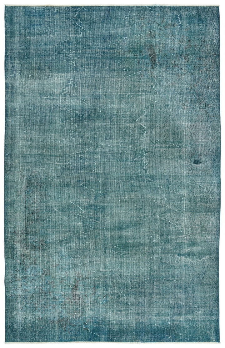 Athens 12193 Turquoise Tumbled Wool Hand Woven Rug 179 x 278