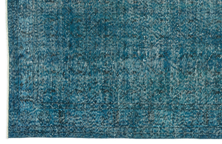 Athens 12229 Turquoise Tumbled Wool Hand Woven Rug 170 x 277