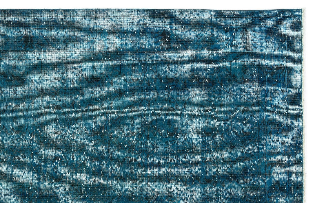Athens 12229 Turquoise Tumbled Wool Hand Woven Rug 170 x 277
