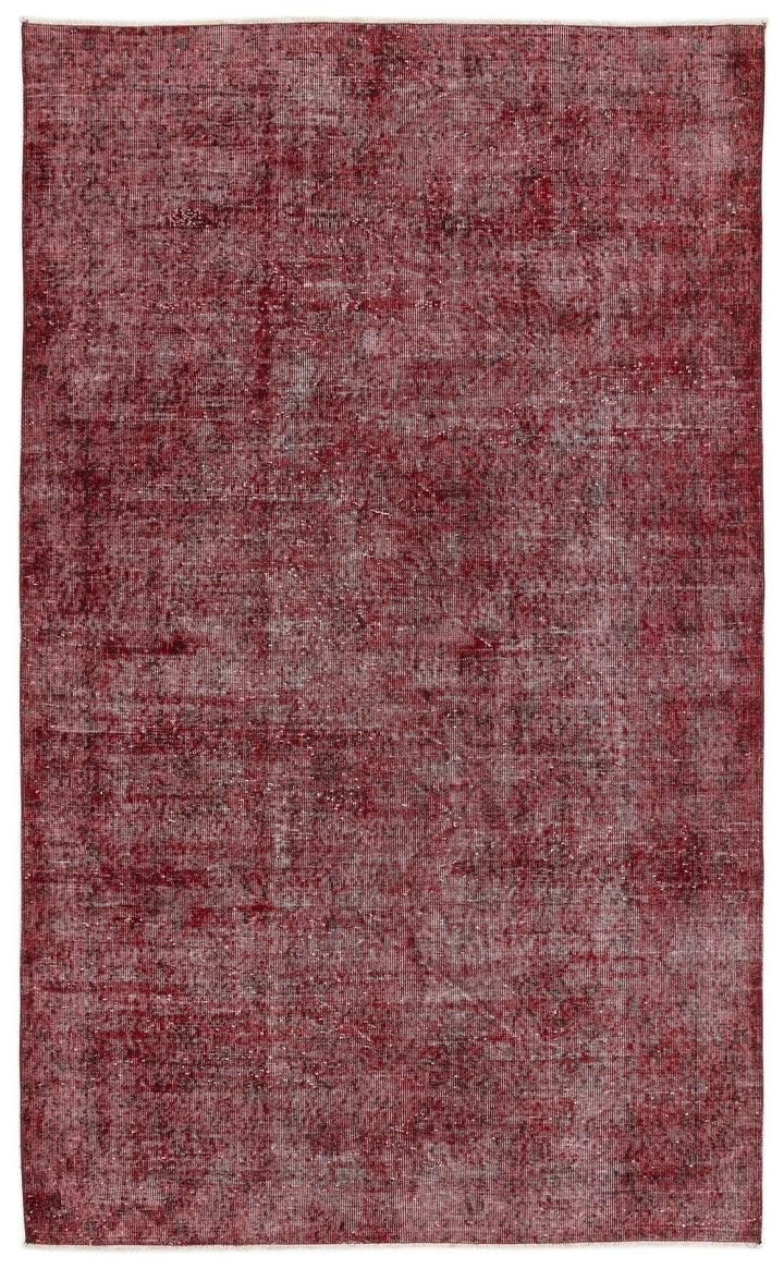Athens 12300 Red Tumbled Wool Hand Woven Carpet 163 x 270