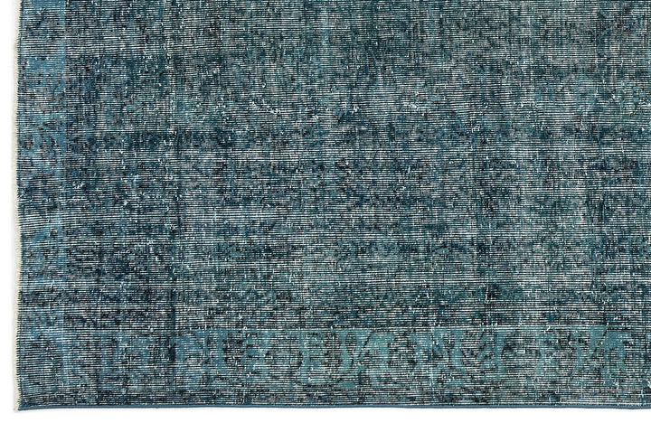 Athens 12466 Turquoise Tumbled Wool Hand Woven Carpet 168 x 266