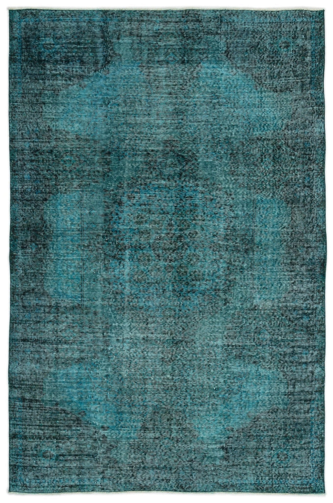 Athens 14990 Turquoise Tumbled Wool Hand Woven Carpet 178 x 265