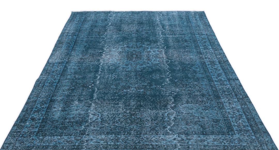 Athens 15615 Turquoise Tumbled Wool Hand Woven Rug 171 x 272