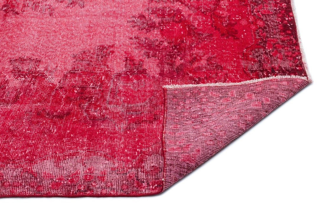 Athens 18033 Red Tumbled Wool Hand Woven Carpet 165 x 268