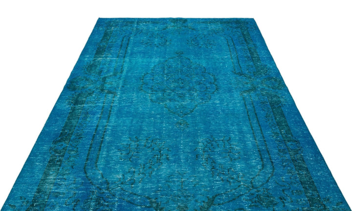 Athens 19412 Turquoise Tumbled Wool Hand Woven Rug 184 x 302