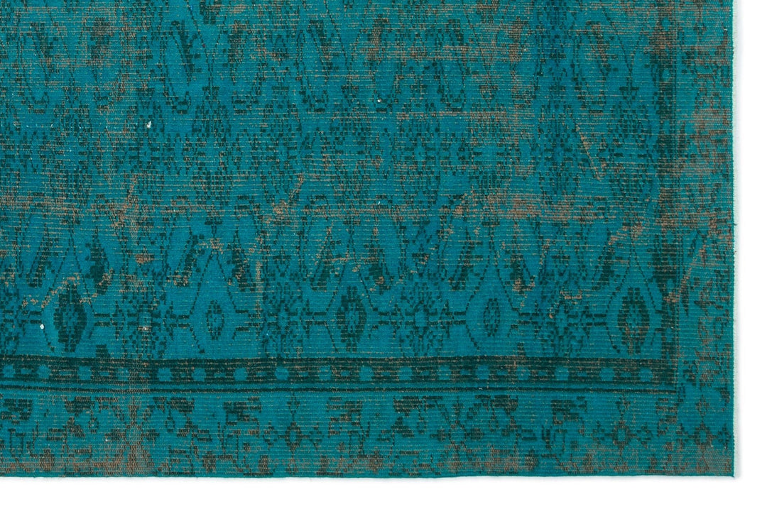 Athens 19565 Turquoise Tumbled Wool Hand Woven Rug 177 x 270