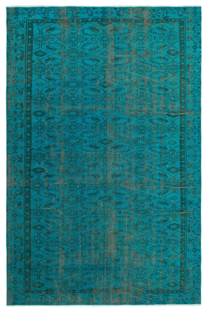 Athens 19565 Turquoise Tumbled Wool Hand Woven Rug 177 x 270