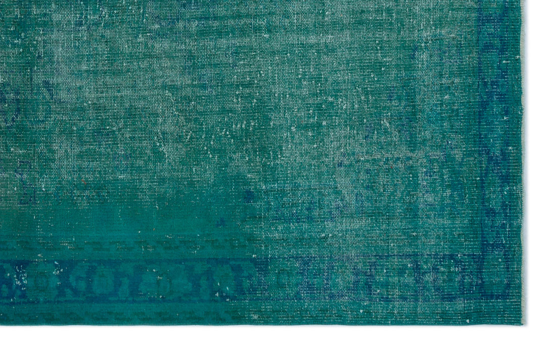 Athens 22638 Turquoise Tumbled Wool Hand Woven Rug 172 x 280