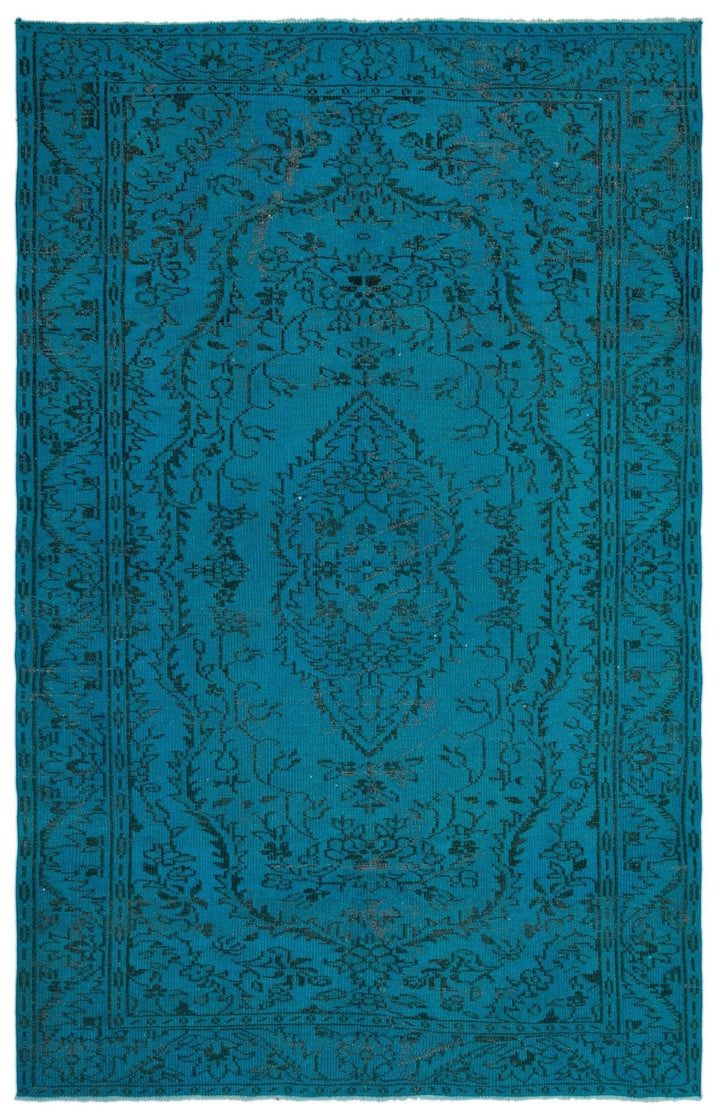 Athens 23318 Turquoise Tumbled Wool Hand Woven Rug 179 x 278