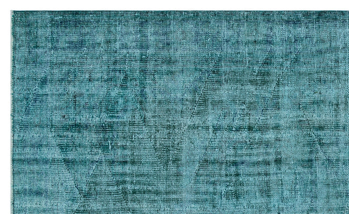 Athens 25827 Turquoise Tumbled Wool Hand Woven Rug 170 x 283