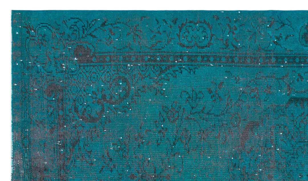 Athens 27269 Turquoise Tumbled Wool Hand-Woven Rug 163 x 278