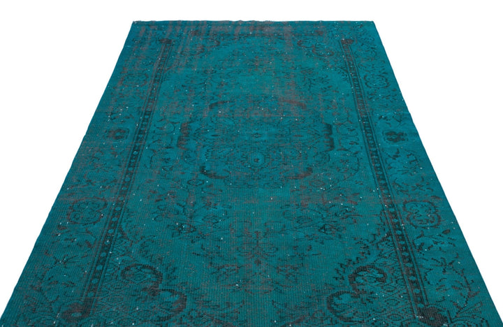 Athens 27269 Turquoise Tumbled Wool Hand-Woven Rug 163 x 278