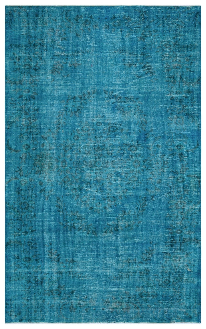Athens 27581 Turquoise Tumbled Wool Hand Woven Rug 180 x 287