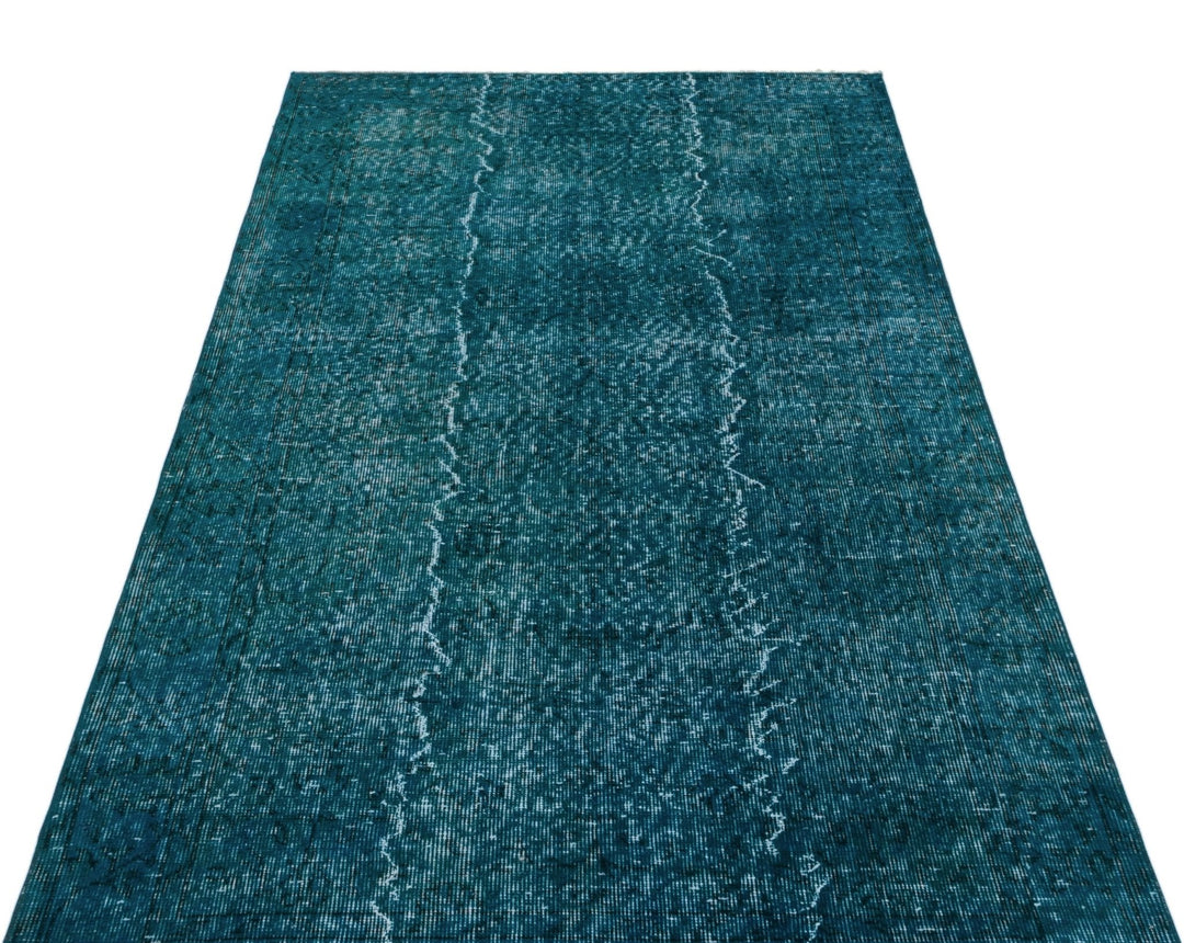 Athens 27771 Turquoise Tumbled Wool Hand Woven Rug 115 x 210