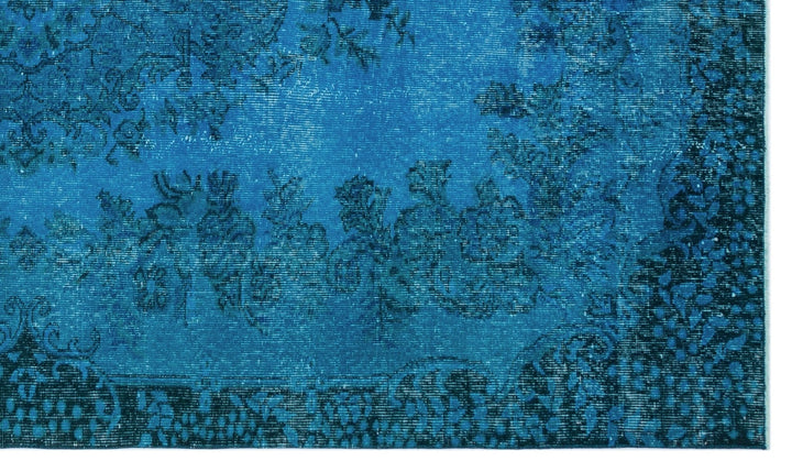 Athens 27810 Blue Tumbled Wool Hand Woven Carpet 179 x 307