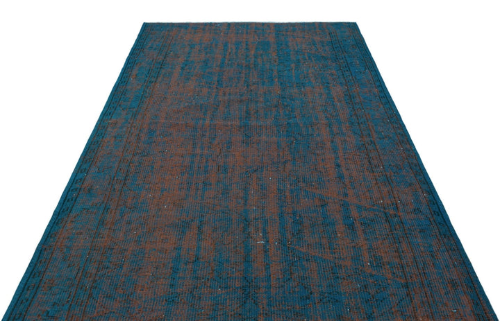 Athens 28234 Blue Tumbled Wool Hand Woven Carpet 163 x 260