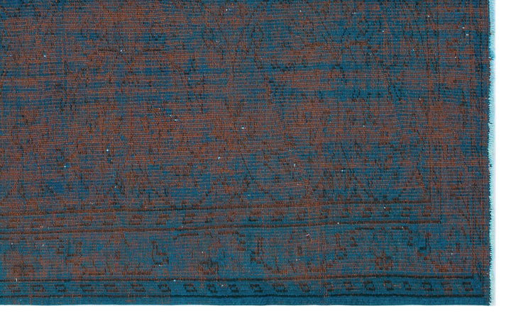 Athens 28234 Blue Tumbled Wool Hand Woven Carpet 163 x 260
