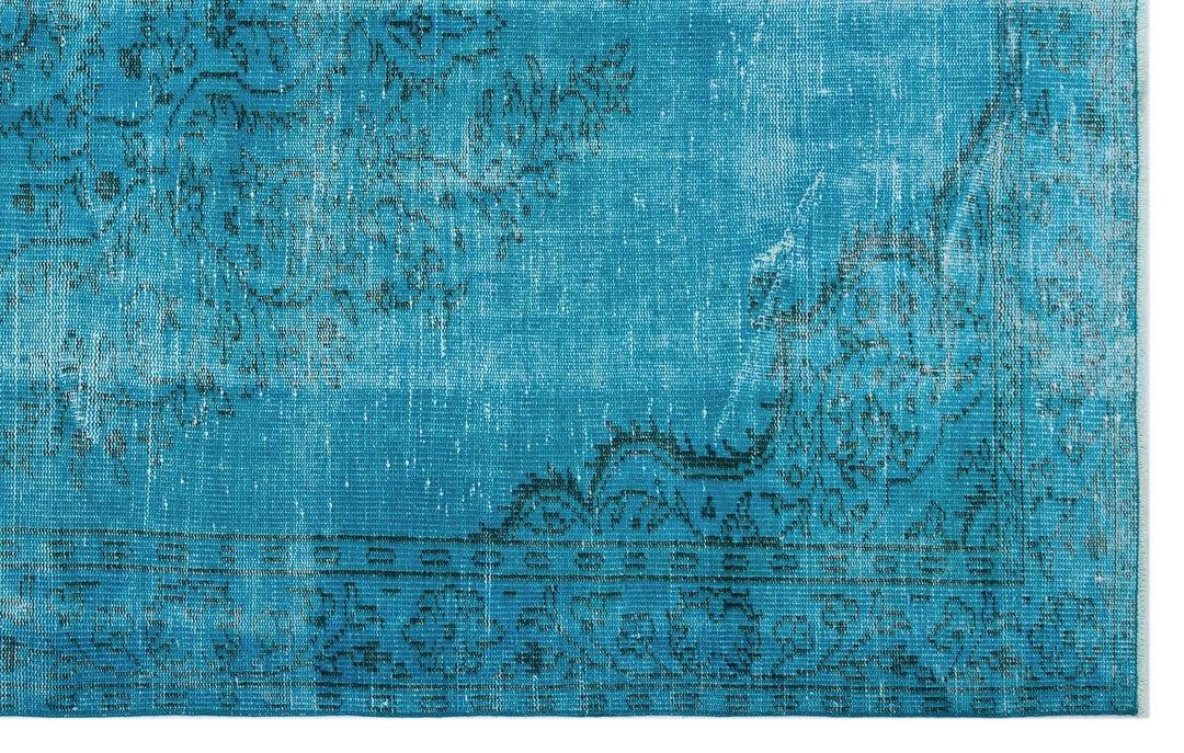 Athens 28592 Turquoise Tumbled Wool Hand Woven Rug 177 x 280