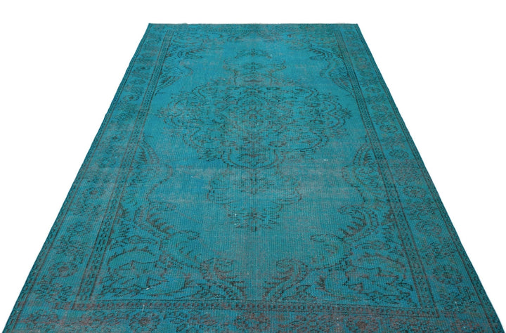 Athens 28732 Turquoise Tumbled Wool Hand Woven Rug 167 x 268