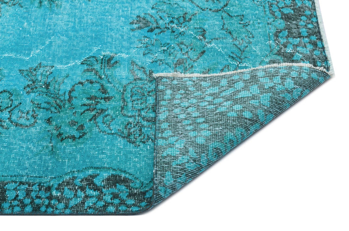 Athens 28787 Turquoise Tumbled Wool Hand Woven Carpet 158 x 263