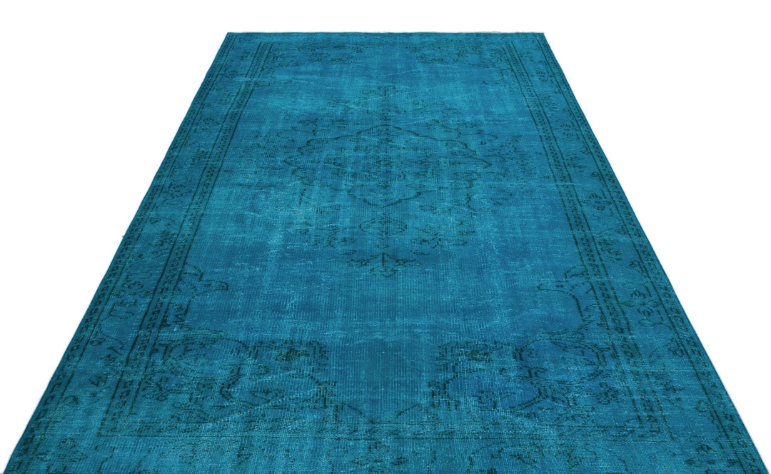 Athens 28952 Turquoise Tumbled Wool Hand Woven Rug 175 x 267