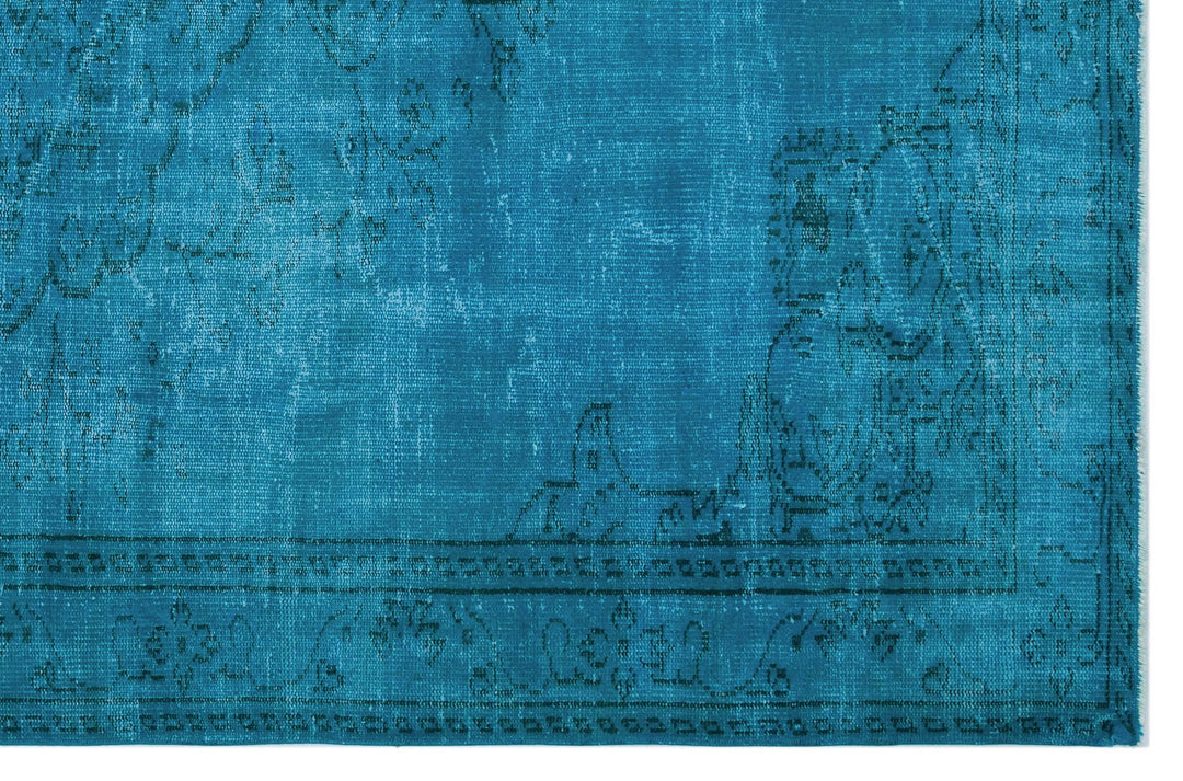 Athens 28952 Turquoise Tumbled Wool Hand Woven Rug 175 x 267