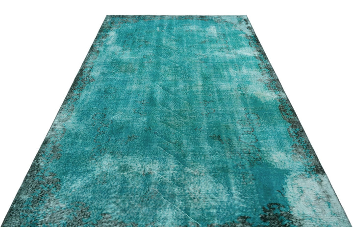 Athens 28991 Turquoise Tumbled Wool Hand Woven Rug 170 x 278