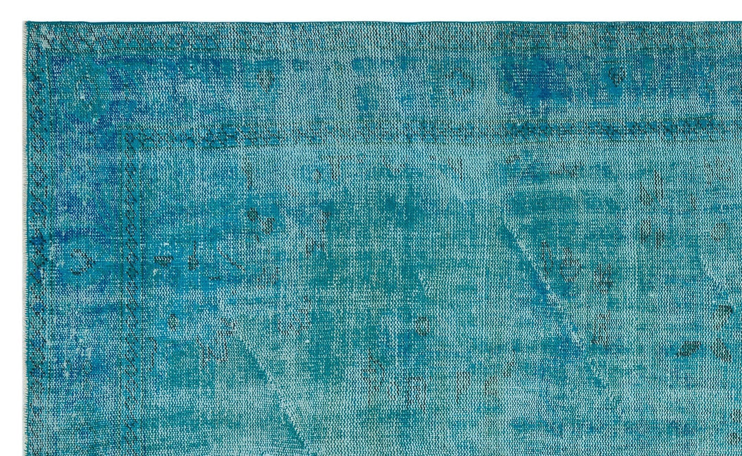 Athens 29644 Turquoise Tumbled Wool Hand Woven Rug 170 x 278
