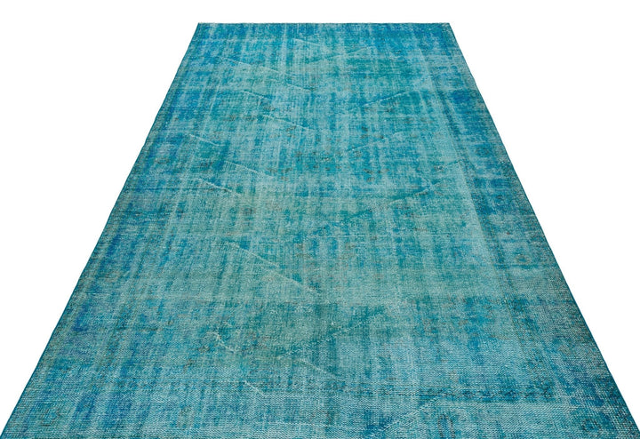Athens 29644 Turquoise Tumbled Wool Hand Woven Rug 170 x 278