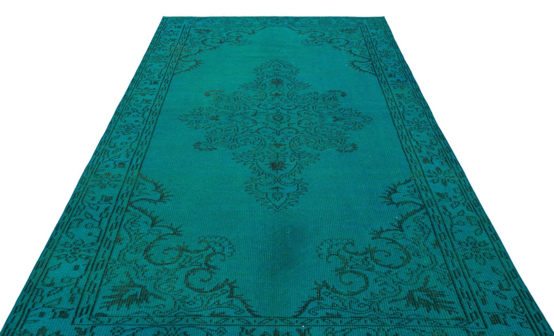 Athens 29950 Turquoise Tumbled Wool Hand Woven Rug 177 x 280