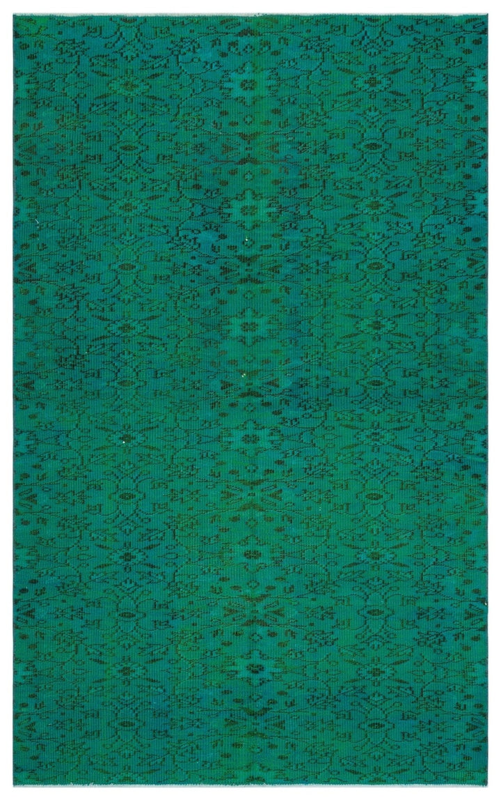 Athens 29981 Green Tumbled Wool Hand Woven Carpet 147 x 235